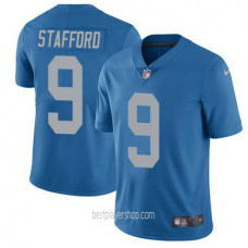 Matthew Stafford Detroit Lions Mens Authentic Alternate Blue Jersey Bestplayer